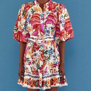 Farm Rio Bananas Mini Dress